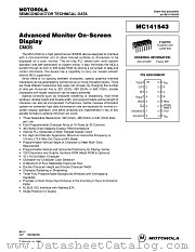 MC141543 datasheet pdf Motorola