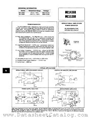 MC1438R datasheet pdf Motorola