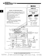 MC14412VP datasheet pdf Motorola