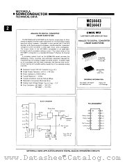 MC14443P datasheet pdf Motorola