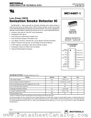 MC14467-1 datasheet pdf Motorola