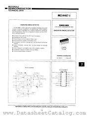 MC14467P1 datasheet pdf Motorola