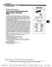 MC14471P datasheet pdf Motorola