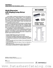MC14489B datasheet pdf Motorola