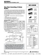 MC14503 datasheet pdf Motorola