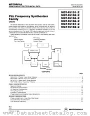 MC145151-2 datasheet pdf Motorola