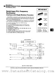 MC145155FN2 datasheet pdf Motorola
