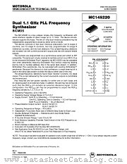 MC145220 datasheet pdf Motorola