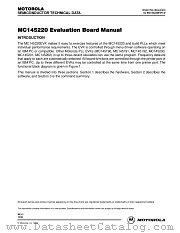 MC145220EVK datasheet pdf Motorola
