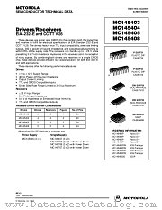 MC145405P datasheet pdf Motorola