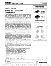 MC145483 datasheet pdf Motorola