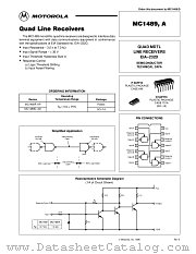 MC1489P datasheet pdf Motorola