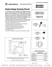 MC34064P-005 datasheet pdf Motorola