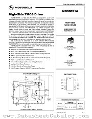 MC33091A datasheet pdf Motorola