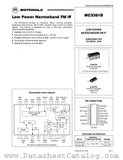 MC3361BP datasheet pdf Motorola
