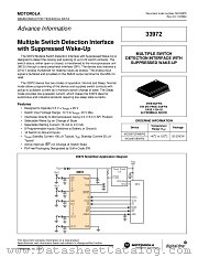 MC33972EW datasheet pdf Motorola