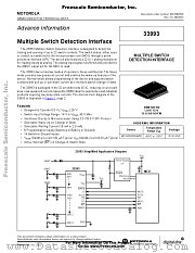 MC33993 datasheet pdf Motorola