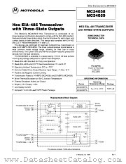 MC34058 datasheet pdf Motorola