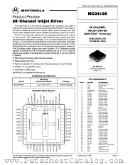 MC34156FN datasheet pdf Motorola