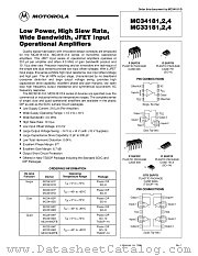 MC33181P datasheet pdf Motorola