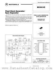 MC44145D datasheet pdf Motorola
