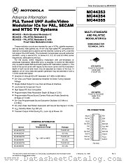 MC44353DW datasheet pdf Motorola