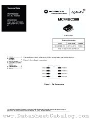 MC44BC380 datasheet pdf Motorola