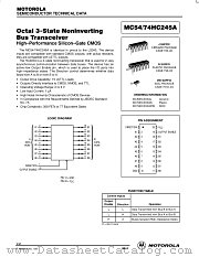 MC54-74HC245A datasheet pdf Motorola