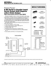 MC54HC589AJ datasheet pdf Motorola