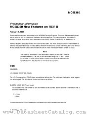 MC68360B datasheet pdf Motorola