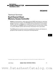 MC68440 datasheet pdf Motorola