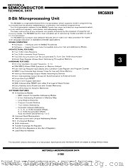 MC68A09CP datasheet pdf Motorola