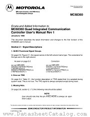 MC68360UMAD datasheet pdf Motorola