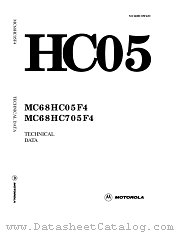 MC68HC05F4 datasheet pdf Motorola