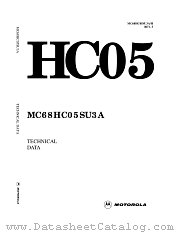 MC68HC05SU3A datasheet pdf Motorola