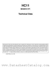 MC68HC11F1 datasheet pdf Motorola