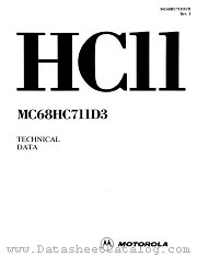 MC68HC711D3 datasheet pdf Motorola