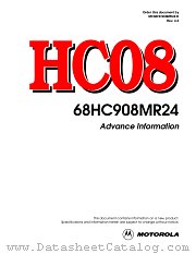 MC68HC908MR24 datasheet pdf Motorola