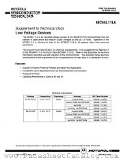 MC68L11L6 datasheet pdf Motorola