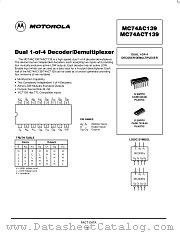 74ACT139 datasheet pdf Motorola