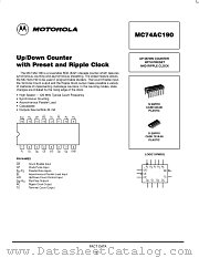 MC74AC190 datasheet pdf Motorola