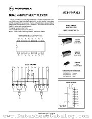 MC54F352J datasheet pdf Motorola