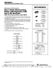 MC74HC367AN datasheet pdf Motorola