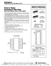 MC54HC534AJ datasheet pdf Motorola