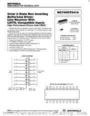 MC74HCT541ADW datasheet pdf Motorola