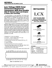 MC74LCX652 datasheet pdf Motorola