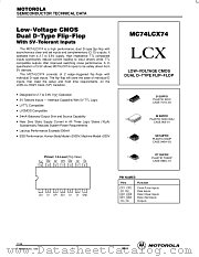 MC74LCX74 datasheet pdf Motorola
