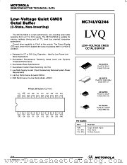 MC74LVQ244DT datasheet pdf Motorola