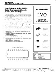 MC74LVQ373SD datasheet pdf Motorola