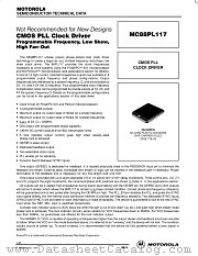 MC88PL117 datasheet pdf Motorola